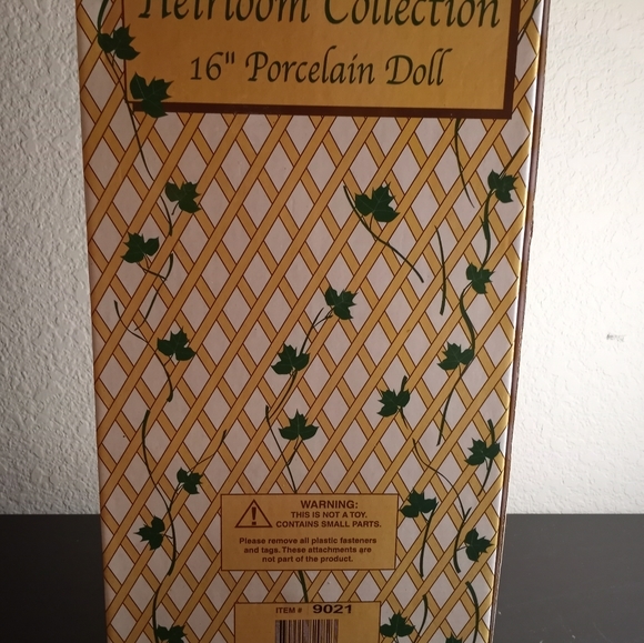 Heirloom Collection Genuine Porcelain Doll - Picture 4 of 5